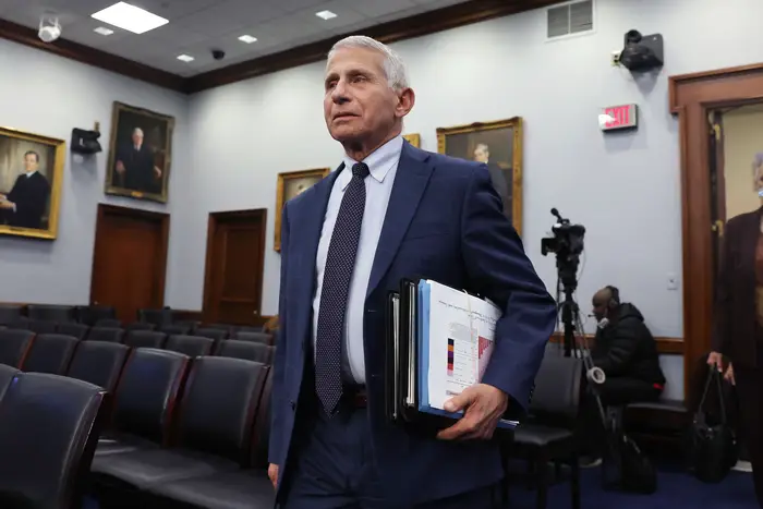 Dr. Anthony Fauci at the House Appropriatons subcommittee hearing on the fiscal year 2023 budget request for the National Institutes of Health.